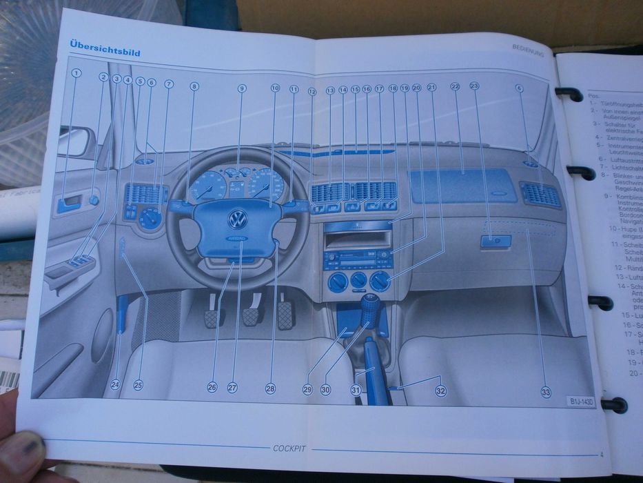 carte tehnica vw golf 4 originala