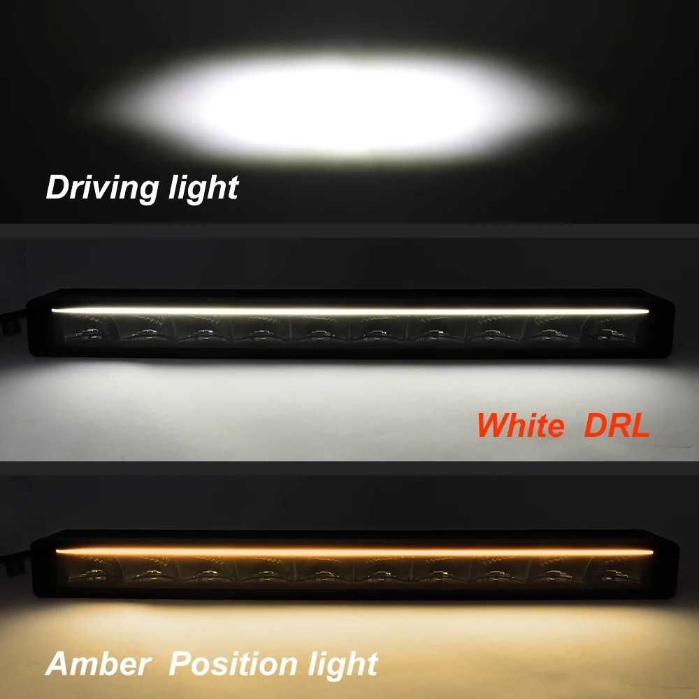 LED / ЛЕД бар комбиниран с жълт и бял габарит 55-82-106см.