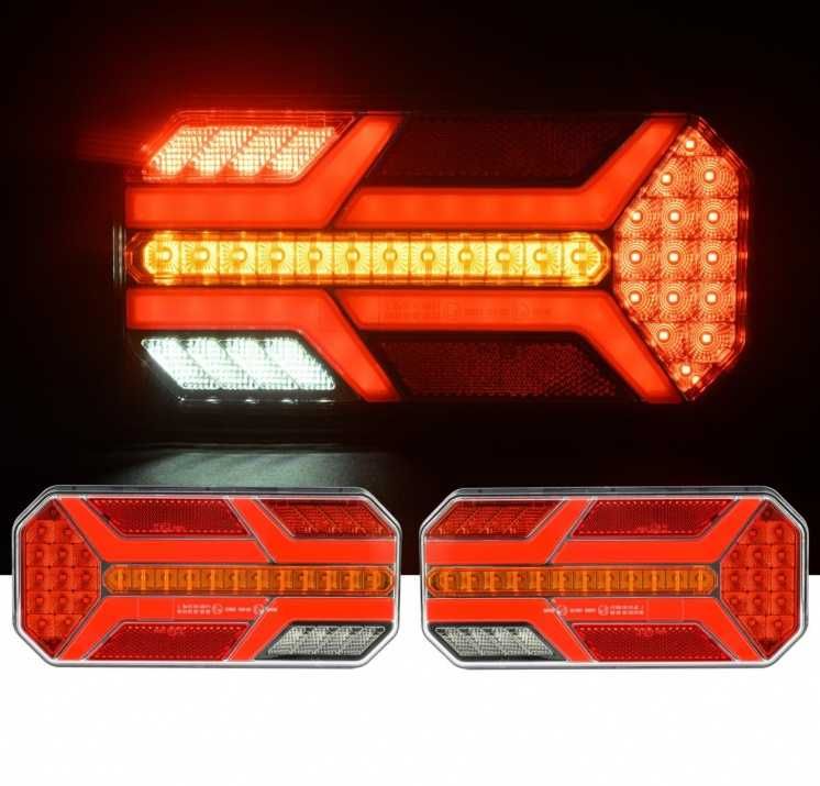 Комплект LED Диодни Стопове, Динамичен Мигач, 7 Функции, 12/24V