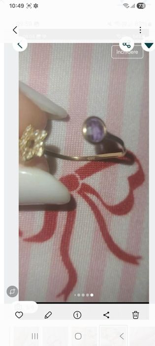 Vând Inel Aur 14 k.