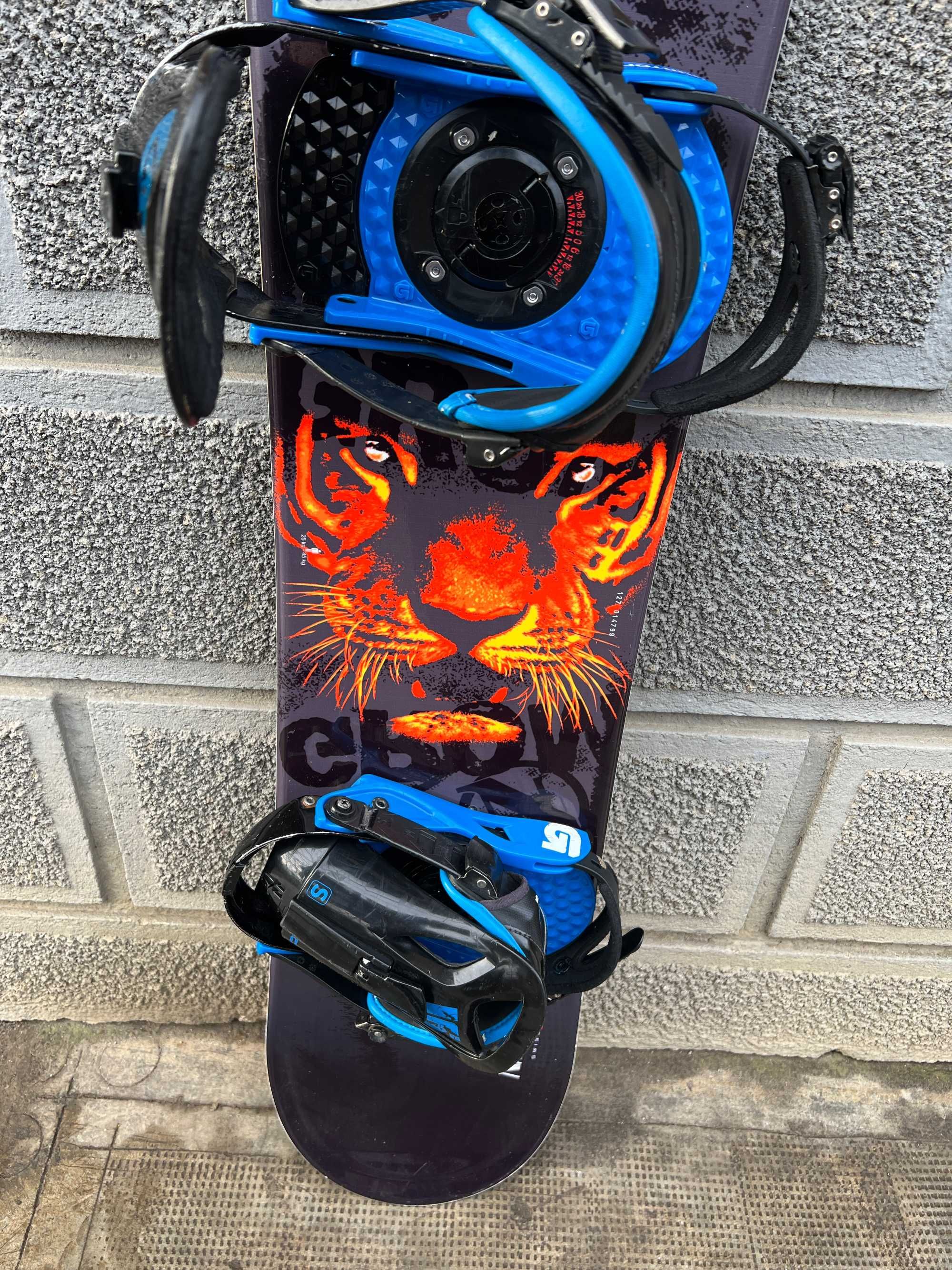 placa snowboard nidecker grom L127
