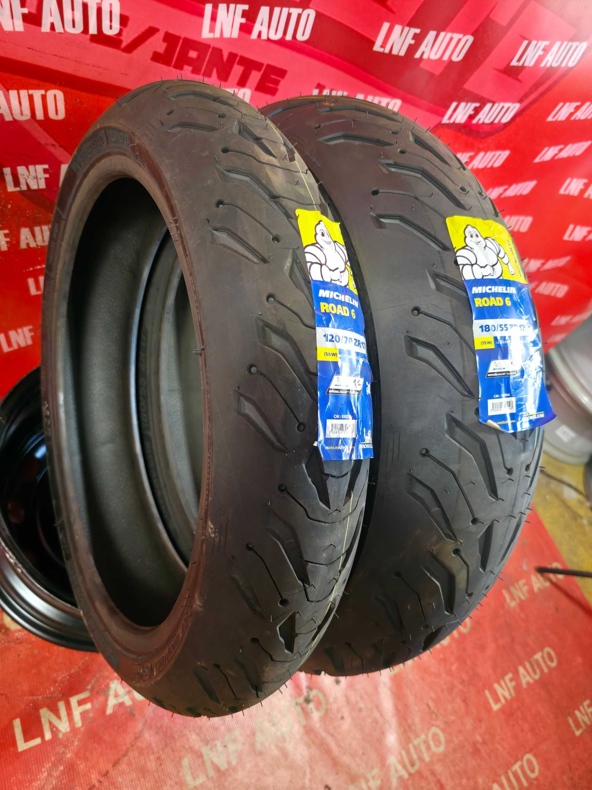 Anvelope MOTO - 120/70/17 - 180/55/17 - Michelin Road 6 NOI DOT 2021
