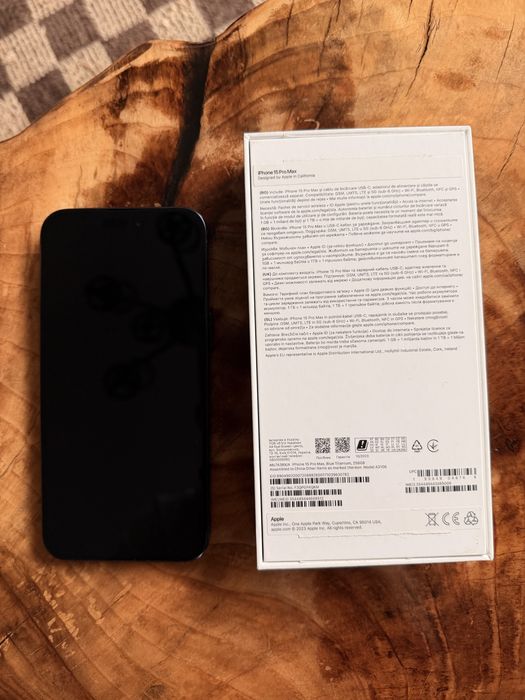 Iphone 15 Pro Max 256 Blue Titanium 256GB 10/10