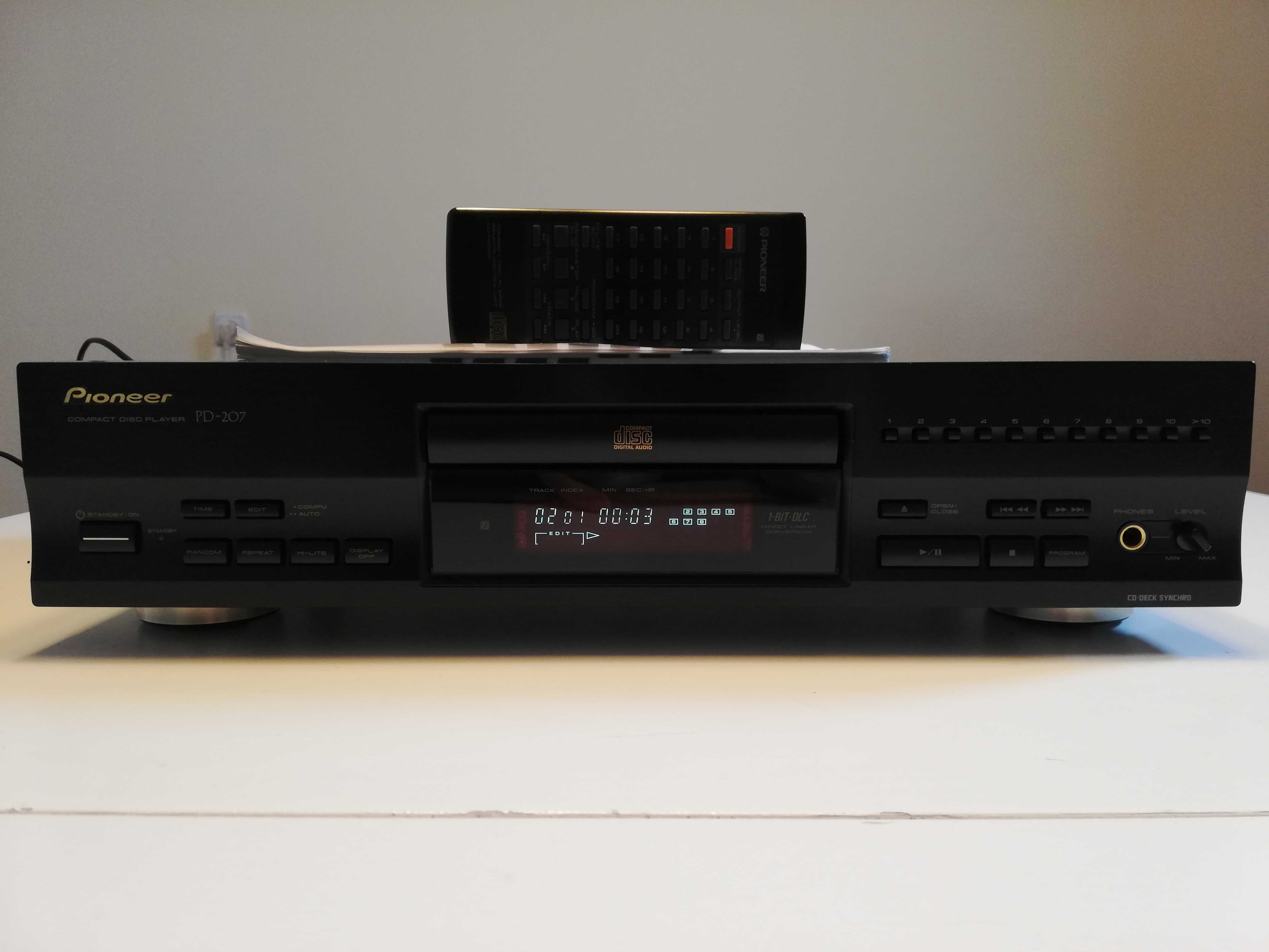 CD Player Pioneer PD-207 - Impecabil/telecomanda si manual/made in UK