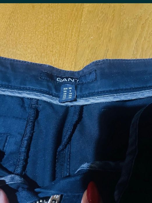 Pantaloni casual catifelati dama Gant