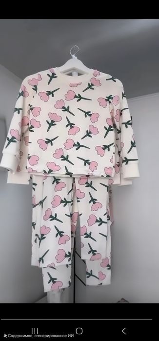 Одежда Костюм Пижама двойки для девочек
