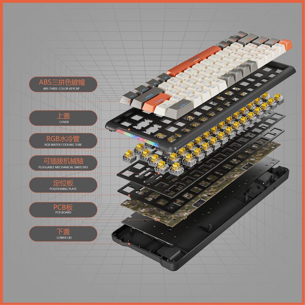 Leaven K610 механическая игровая клавиатура