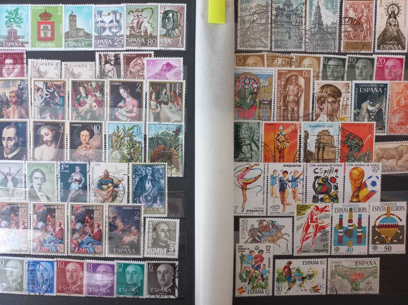 Aprox. 650 timbre clasice si moderne spaniole (1880-1980)