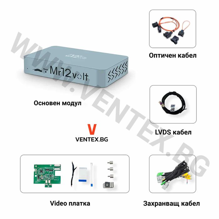 CarPlay и Android Auto интерфейс за Jaguar XF XFR XKR - Mr12volt