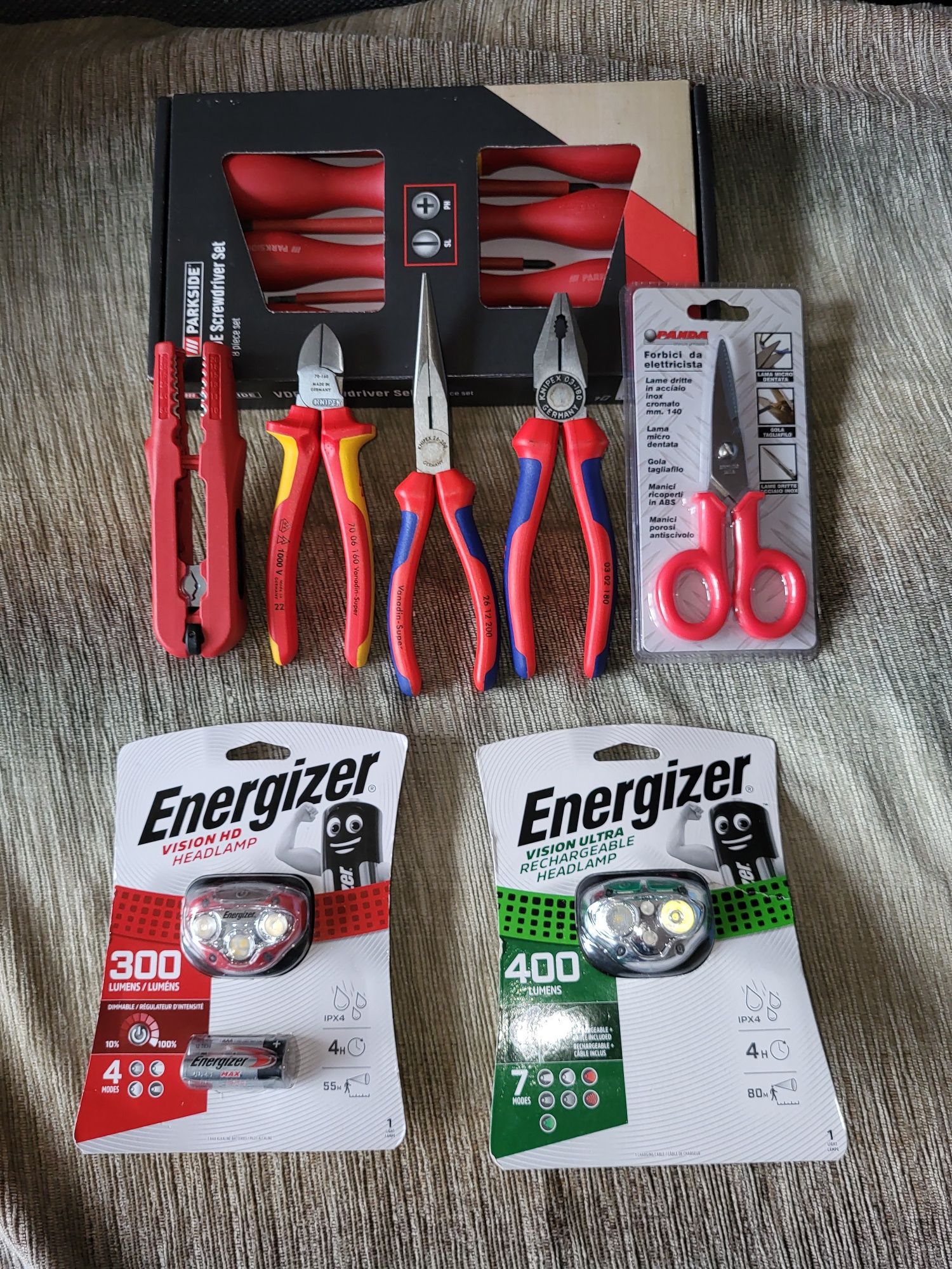 Seturi clesti + surubelnite electricieni Knipex, Wiha, NWS,