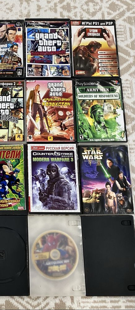 ИГРЫ Для PS2, ПК, PSP  | Диски