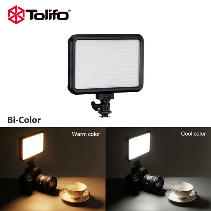 Lampa bicolora Tolifo PT-F300B 30W LED pt aparate foto DSLR, Mirroless