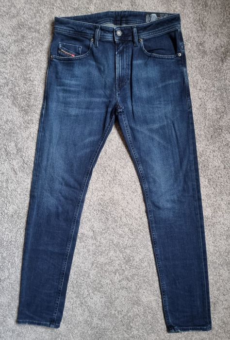 Оригинальные мужские джинсы Diesel  тёмно-синие, Slim Fit