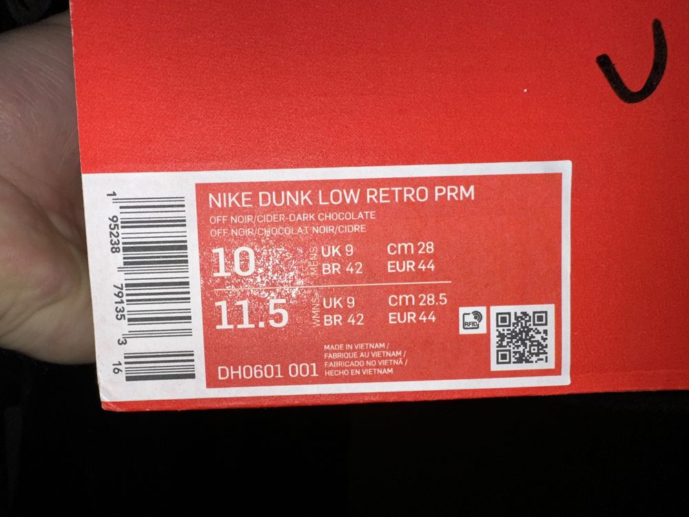 Vand Nike Dunk Low Cider 44 noi în cutie