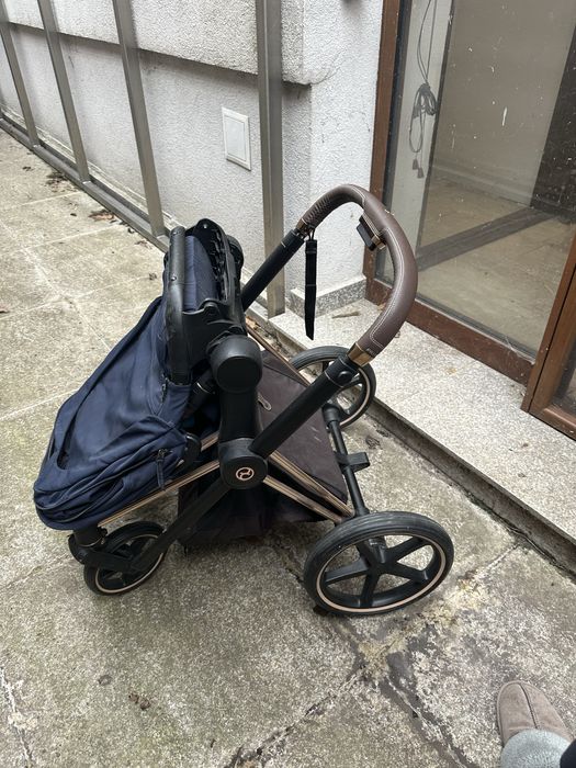 CYBEX PPLATINUM PRIAM ROSE GOLD set carucior si accesorii + CADOU