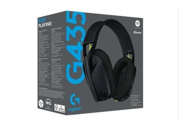 Logitech G435 – Нови (Black & White), повредена кутия