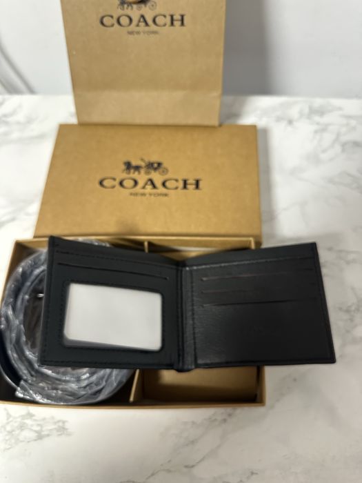 Set Coach 2 în 1 – curea și portofel