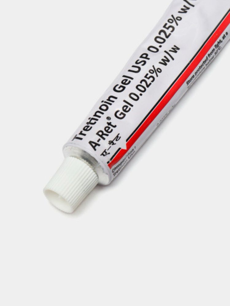 Tretinoin gel USP 0,025%, qarishga, akne va ajinlarga qarshi