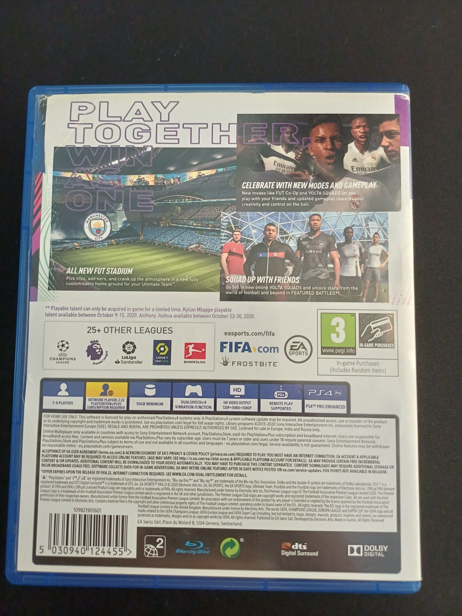 Продавам FIFA 21 за пс4.