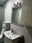 Mobilier baie+chiuveta+oglinda