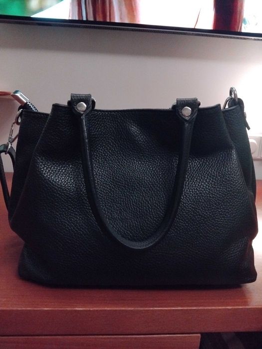 Чанта естествена кожа