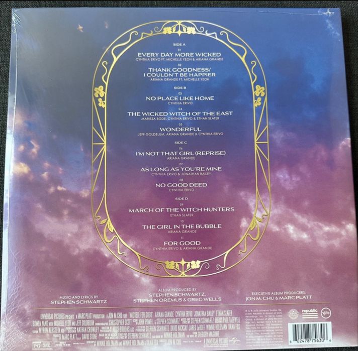 Wicked : For good - Ariana Grande vinyl