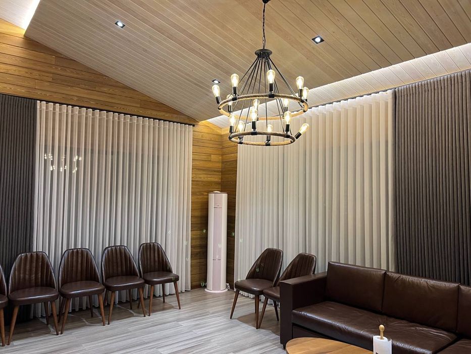 Парда Карниз багет плисе жалюзи Установка