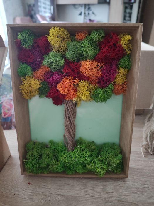 Картина със скандинавски мъх