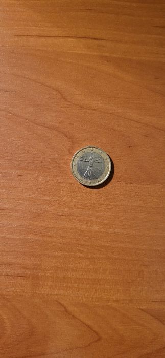 Vand moneda de 1 euro din 2002 cu defect la fata