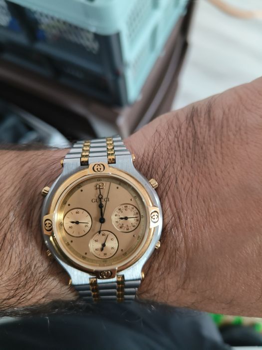 Ceas gucci 9300 otel aur