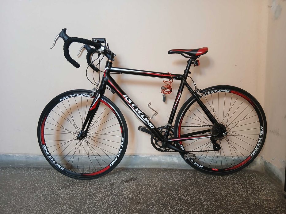 Шосеен велосипед KS CYCLING, скорости 2х7, хоризонт. рамка 55 см, 28''