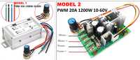 PWM 20A 10-60V - control regulat. Regulator de turatie motor cc