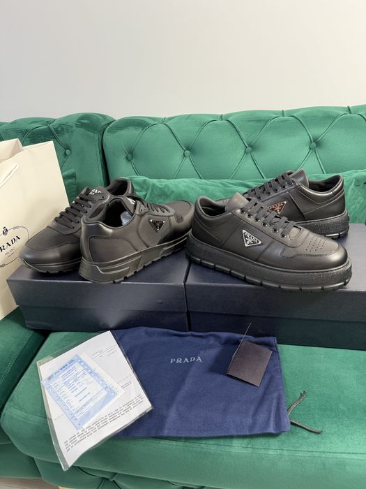 Adidasi Prada piele naturala 100% Full Box colectie noua