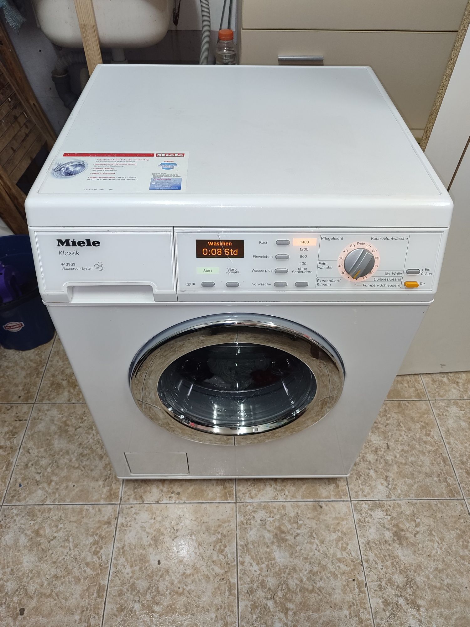 Пералня Miele Klassic W 3903 WPS - 6кг. 1400об. Клас А