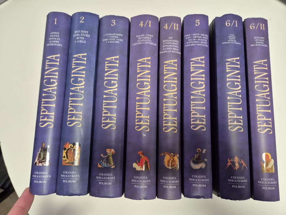 Vand set Septuaginta Colegiul Noua Europa Polirom