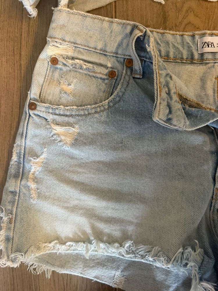 Къси дънкови панталонки Zara и др.