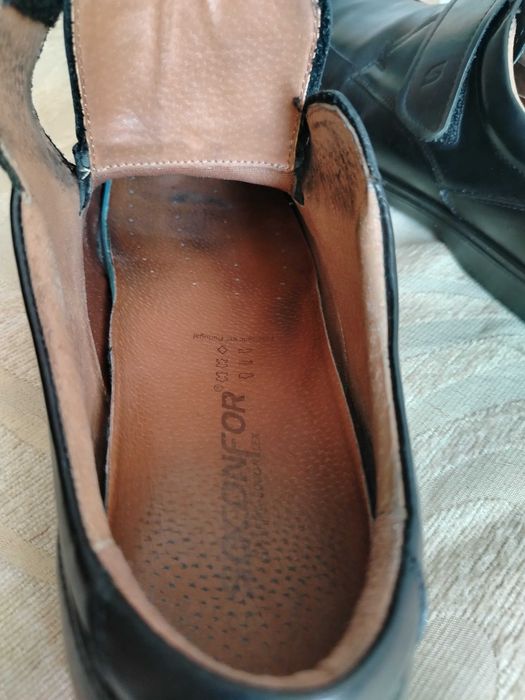 Socofor /разм-45/Португалия/Кожаные туфли ботинки полуботинки мокасины