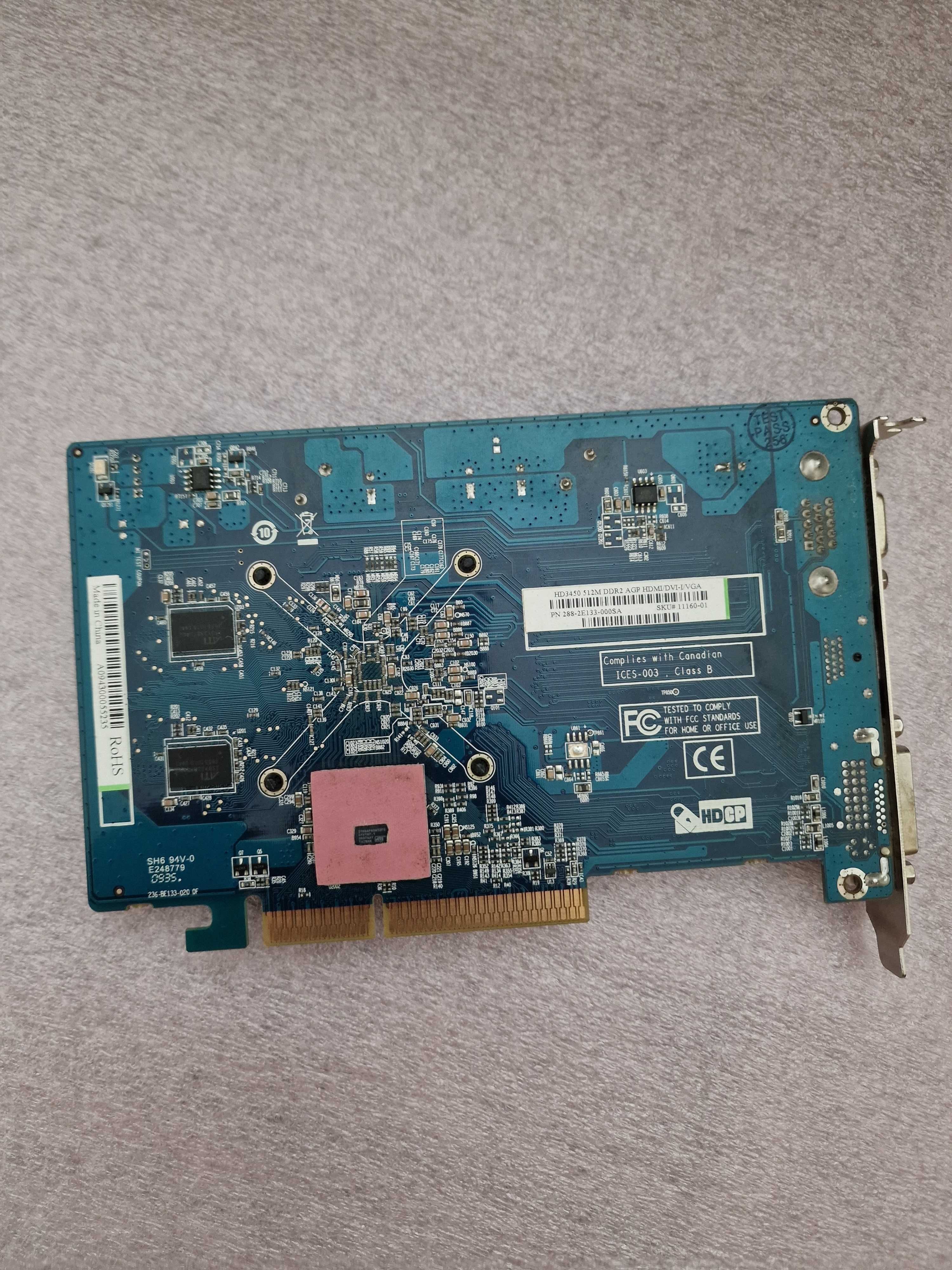 Sapphire Radeon HD 3450 512MB DDR2 AGP