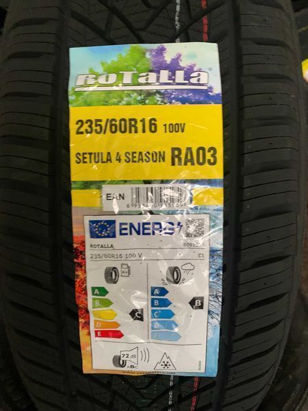 Нови всесезонни гуми ROTALLA SETULA 4 SEASON 235/60R16 100V НОВ DOT