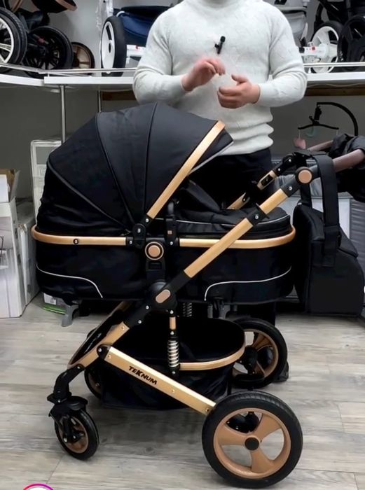 Очень качественная коляска 3 режима