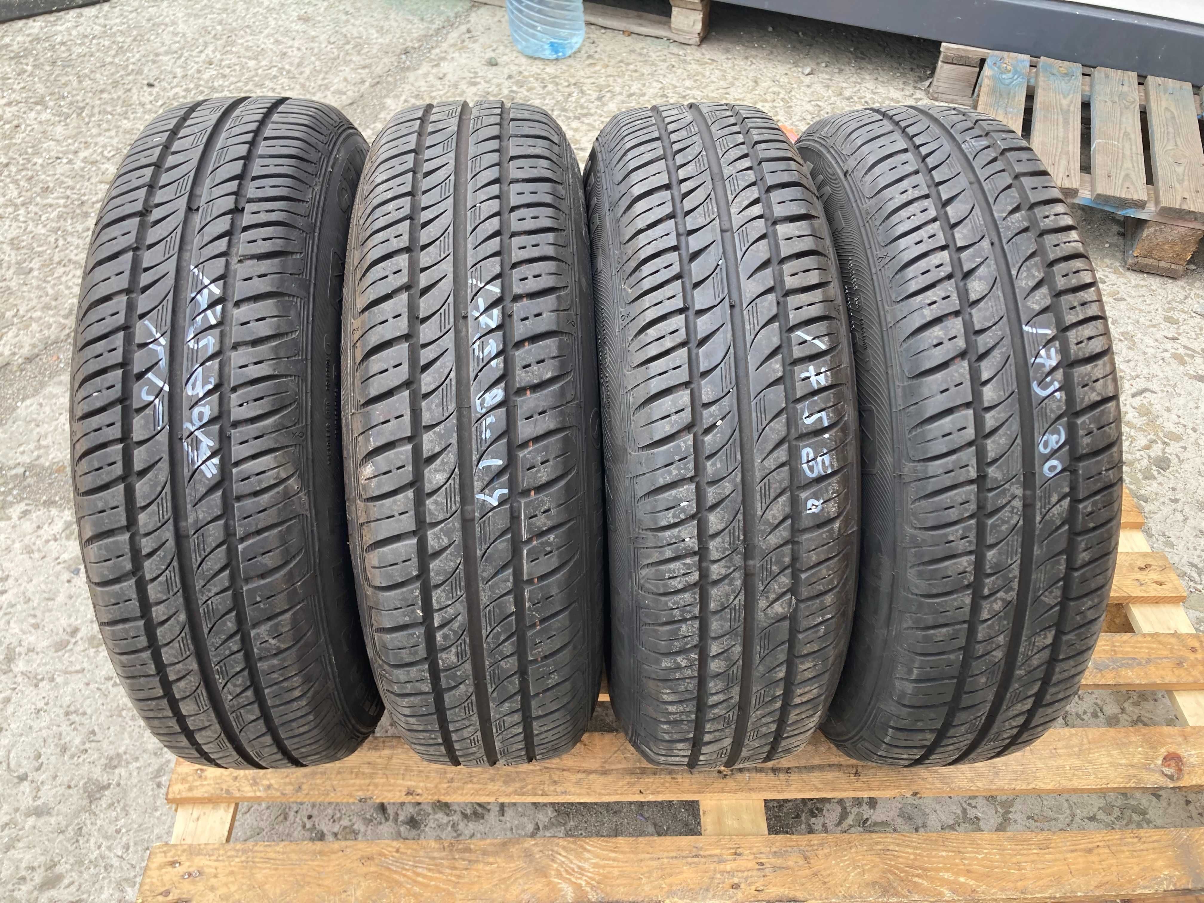 14 цола 5х100 Джанти за VW Golf4 Гуми 175/80/14 Дот 2015г 6,2-6,5mm