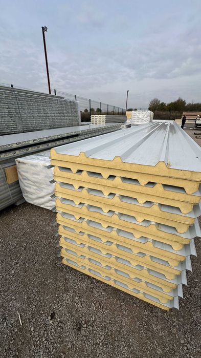 НОВИ - покривни и стенни сандвич панели. НАЛИЧНИ в София. ТОП ЦЕНА