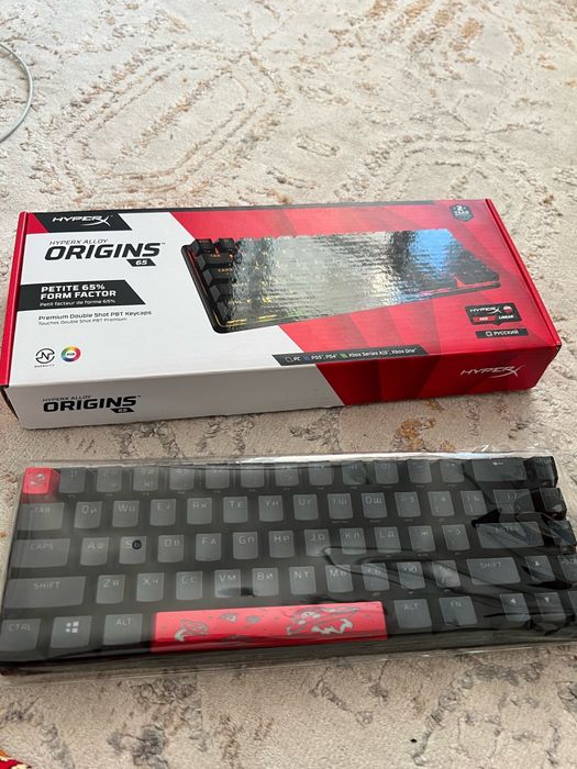 Клавиатура HyperX Alloy Origins 65 4P5D6AX черный