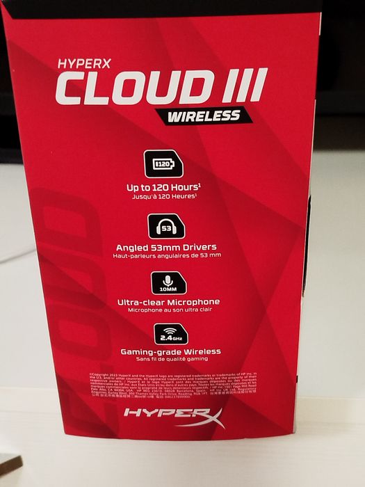 Геймърски слушалки HyperX Cloud 3 wireless