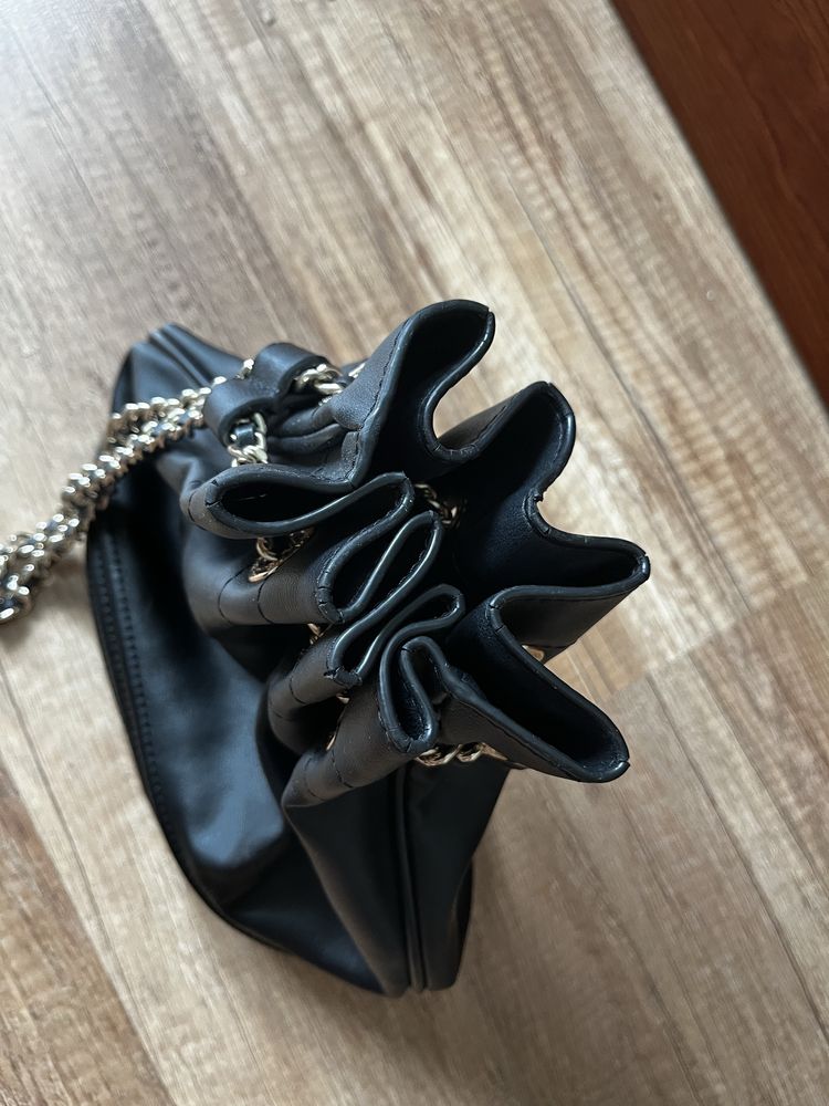 Elisabetta Franchi Charms Embellished Chain Bucket Bag