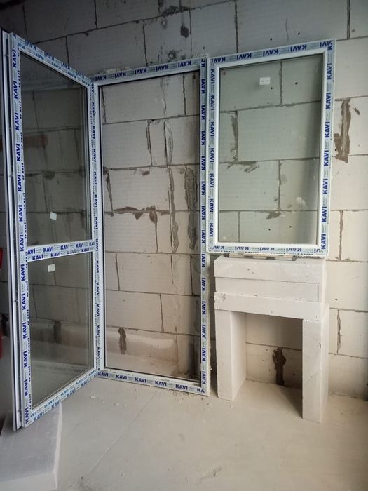 Балконная дверь с окном. 3-ной стеклопакет.