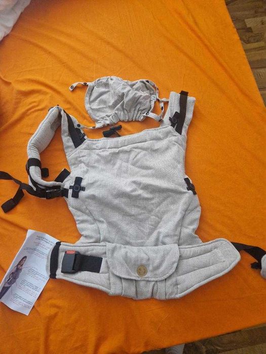 Vand port bebe marsupiu LennyLamb 0-3 ani (maxim 20Kg)