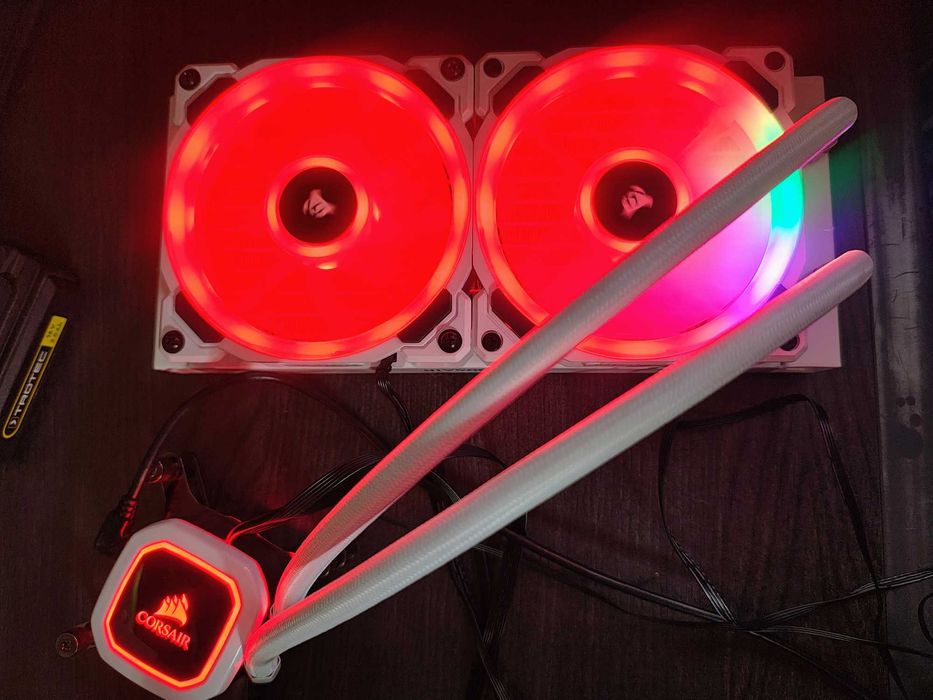 Cooler CPU Corsair Hydro H100i RGB Platinum SE White, Intel.