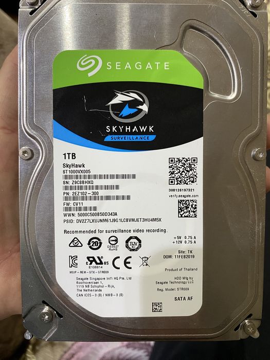 Жесткий диск на 1 терабайт