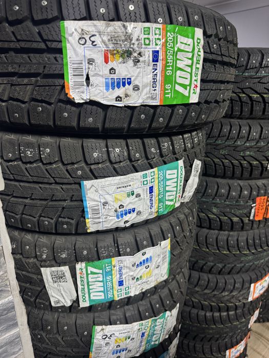 Шины зима новые шипы 205/55 R16 донгелек колеса резина покрышки